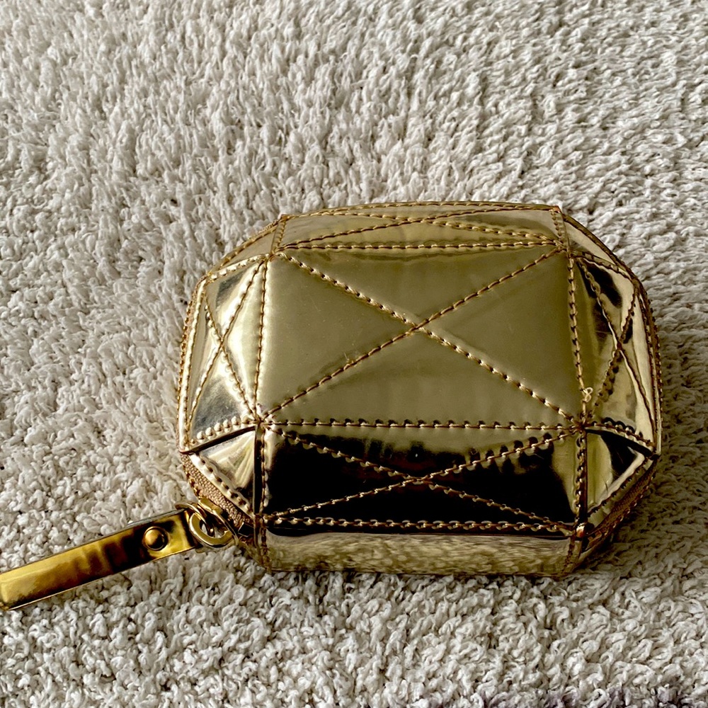 Kate Spade gold pouch